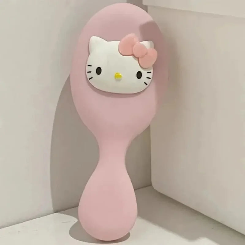 Sanrio Kuromi Cinnamoroll Air Cushion Comb Hello Kitty Air Cushion Comb Kawaii Hello Kitty Y2k Things Black Portable Combs Girls - Acros
