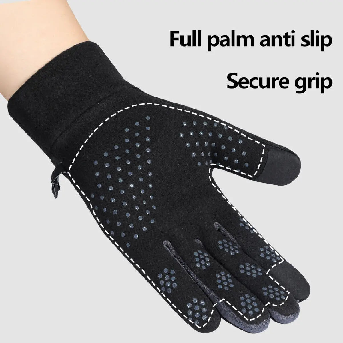 Winter Gloves Women Cycling Bike Thermal Fleece Cold Resistance Wind Waterproof Bicycle Warm Outdoor Running Skiing Mittens - Acros