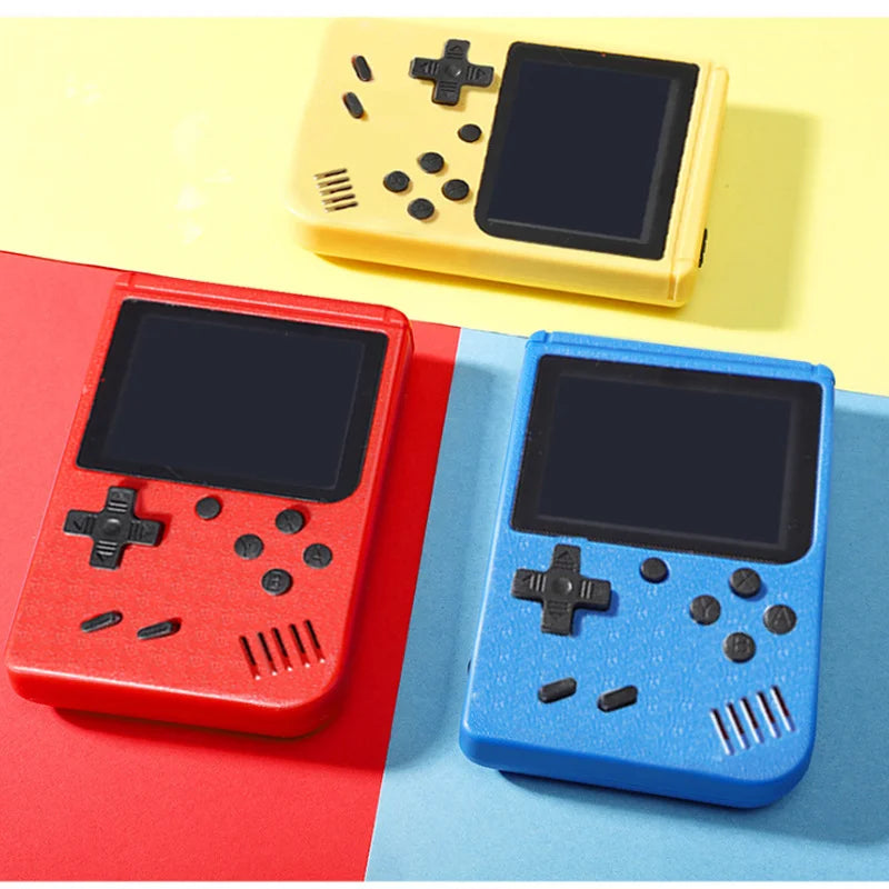 400 In 1 MINI Games Handheld Game Players Portable Retro Video Console Boy 8 Bit 3.0 Inch Color LCD Screen Games - Acros