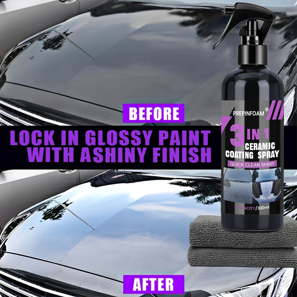 3 in 1 Car Ceramic Nano Coating Liquid Coatin Nano Crystal Hydrophobic Layer Polishing Paint Coating Agent Polish Nanos Coatings - Acros