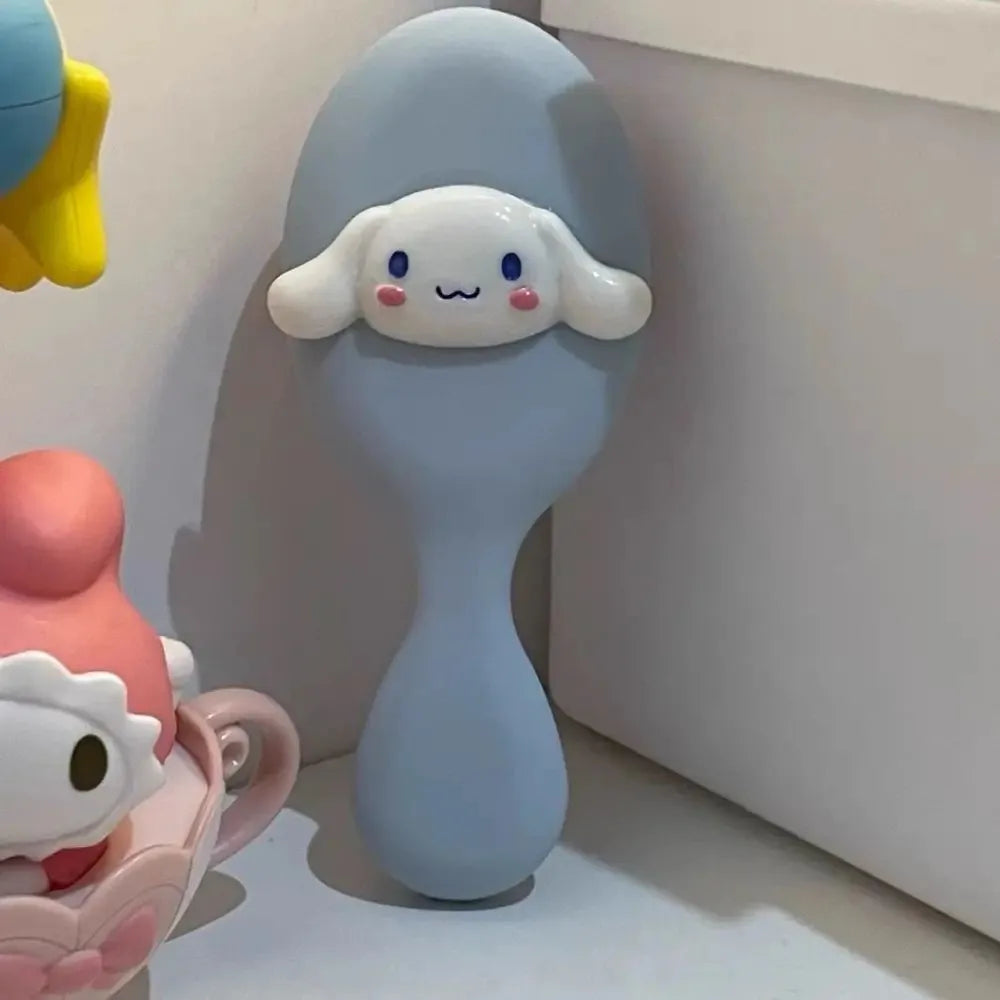 Sanrio Kuromi Cinnamoroll Air Cushion Comb Hello Kitty Air Cushion Comb Kawaii Hello Kitty Y2k Things Black Portable Combs Girls - Acros