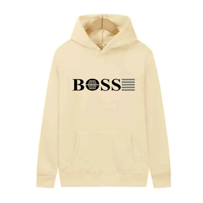 Hooded sweatshirt for outdoor sports and jogging Fashionable hooded tops men's casual street clothing Unisex clothing for spring - Acros