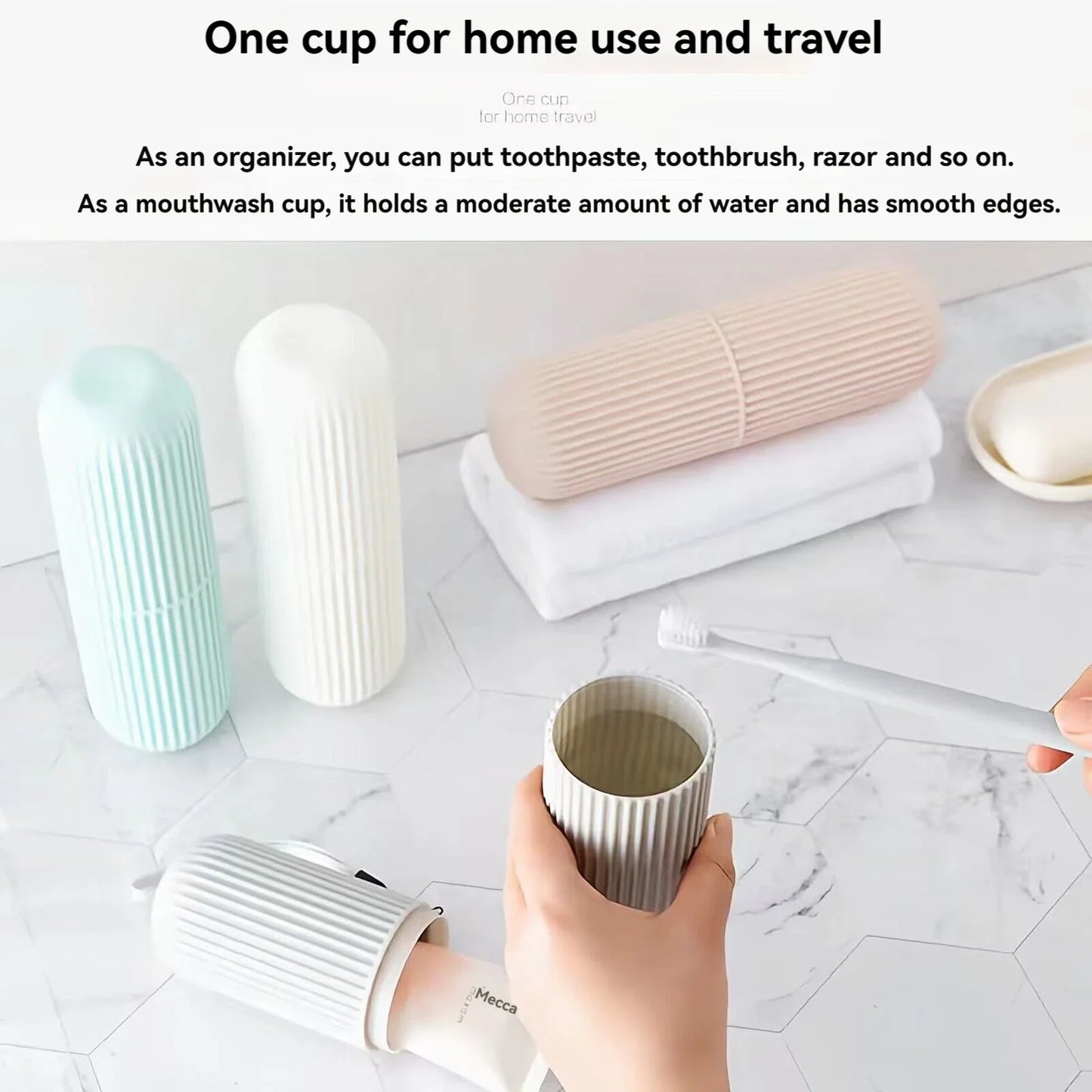 Portable Toothpaste Toothbrush Protect Holder Case Travel Camping Storage Box Protect Toothbrush Toothpaste from Dirt and Damage - Acros