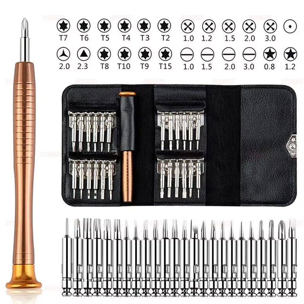 Precision Screwdriver Set, Laptop Tool Kit, 152/25 in 1 Professional Computer Screwdriver Repair Kit T5 T6 Torx Screwdriver - Acros