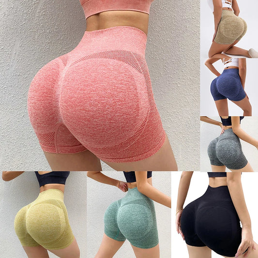 Women Shorts Sports For Women New Cycling Jogging Fitness High Waist Push Up Gym Shorts Leggings Women Yoga Clothing - Acros