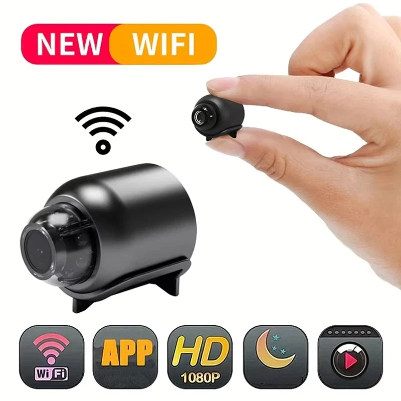 New X5 Mini Camera 1080P Clear Night Vision Lightweight Portable Premium Cams Motion Detection Wireless Surveillance Camera - Acros