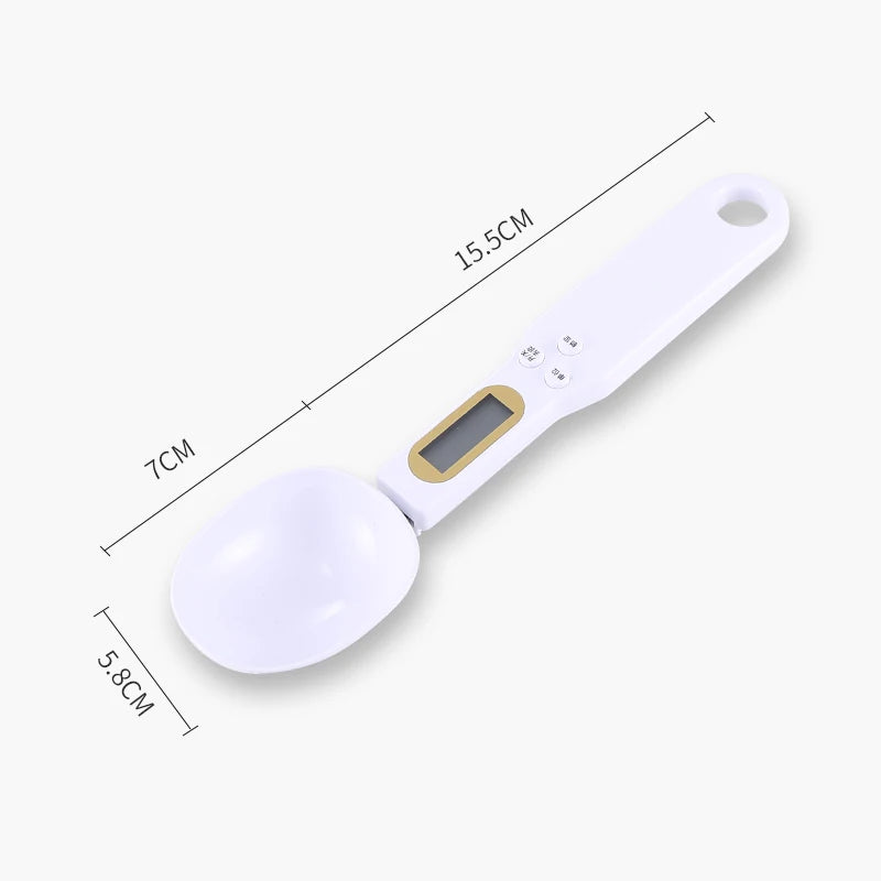 Mini Spoon Scale Digital Kitchen Scale Electronic LCD Food Scale 0.1-500g Cooking Flour Milk Coffee Powder Weight Measure Spoon - Acros