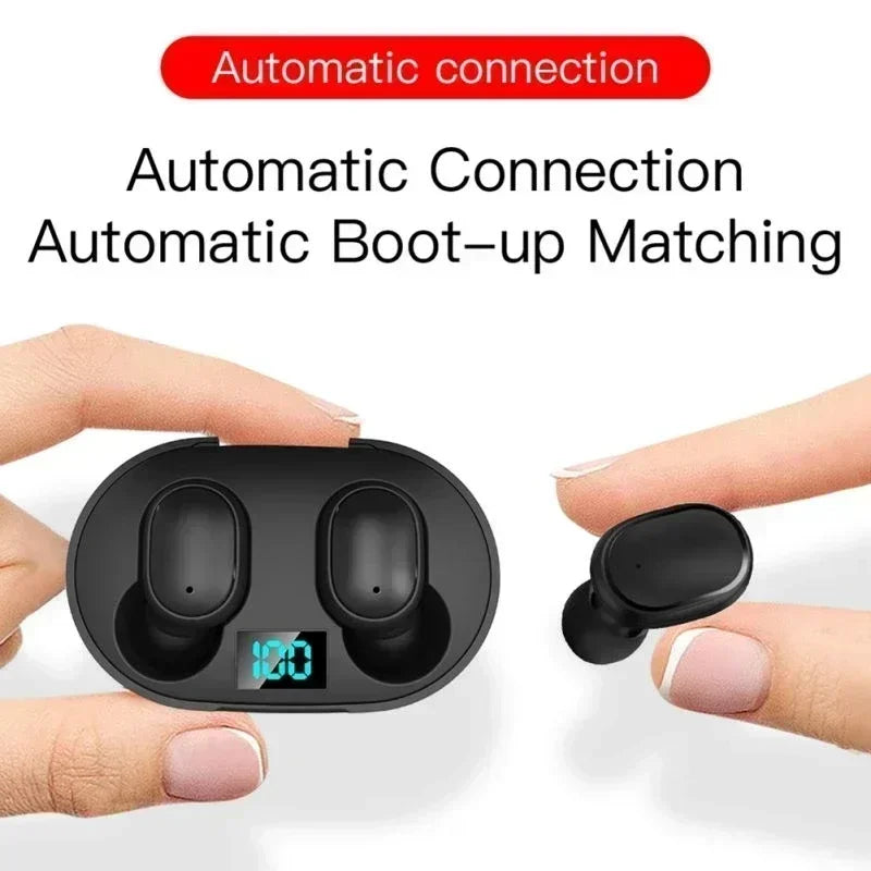 E6S Wireless Bluetooth Earphones TWS Bluetooth Headset Wireless Earbuds Noise Cancelling Earphones with Microphone Headphones - Acros