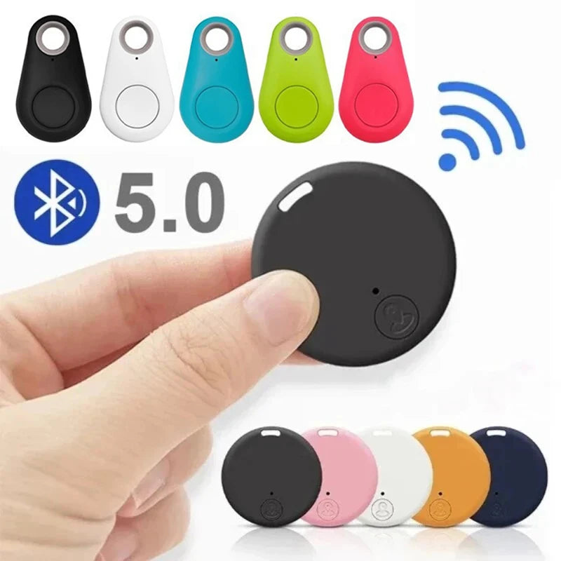 Mini GPS Locator AntiLost Alarm Wallet Keychain Smart Tag Bluetooth-Compatible Tracer Keychain Dog Pet Child Tracker Key Finder - Acros