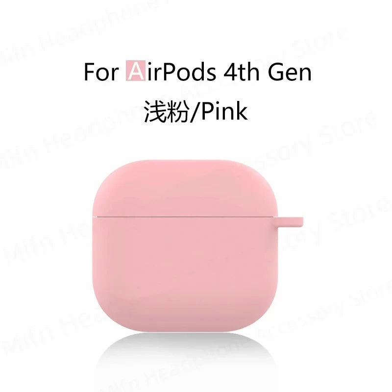 For AirPods 4th Accessories Case 2026 Soft Silicone Shockproof Protective Case For AirPod 4 with Active Noise Cancellation Cover - Acros