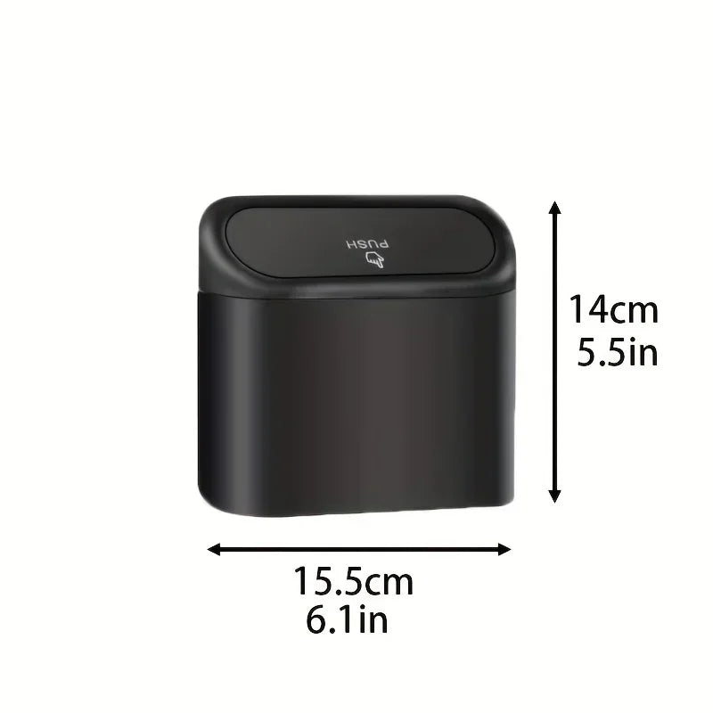 Car Trash Can (with Lid) Contains 60 (300) Garbage Bags, Small Car Trash Can, Leak-proof Mini Car Accessories - Acros
