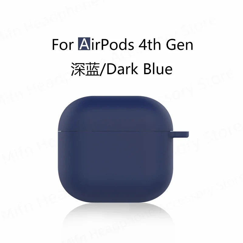 For AirPods 4th Accessories Case 2026 Soft Silicone Shockproof Protective Case For AirPod 4 with Active Noise Cancellation Cover - Acros