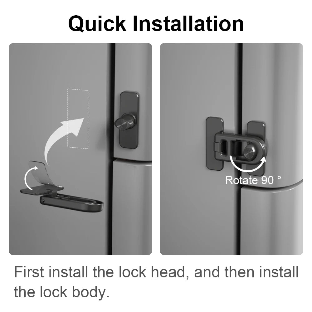 Ansoff fridge child lock and freezer lock for refrigerator doors and oven, baby proofing safety lock for appliance safety.