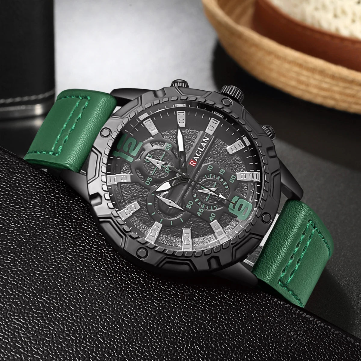 Top Brand Watch For Men Fashion Watches Leather Strap Clock Man Wristwatch Gift Relogio Masculino Reloj Hombres - Acros