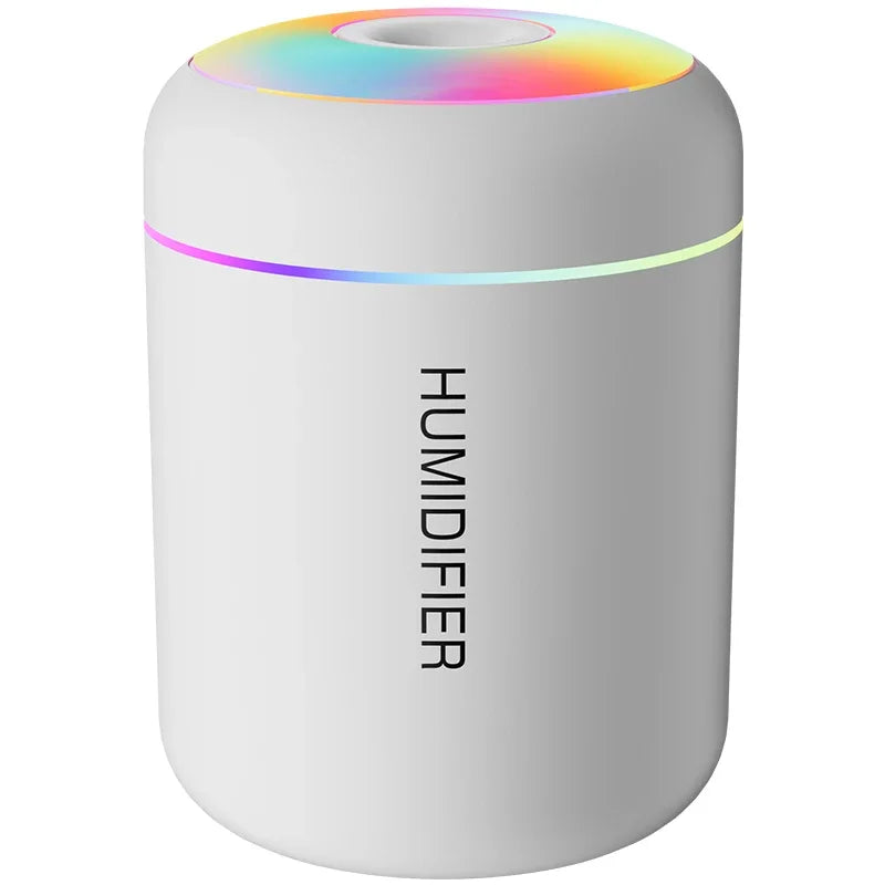180ML Mini Air Humidifier USB Electric Aroma Diffuser Essential Oil Purifier Aromatherapy Mist Maker Lights For Car Home Bedroom - Acros