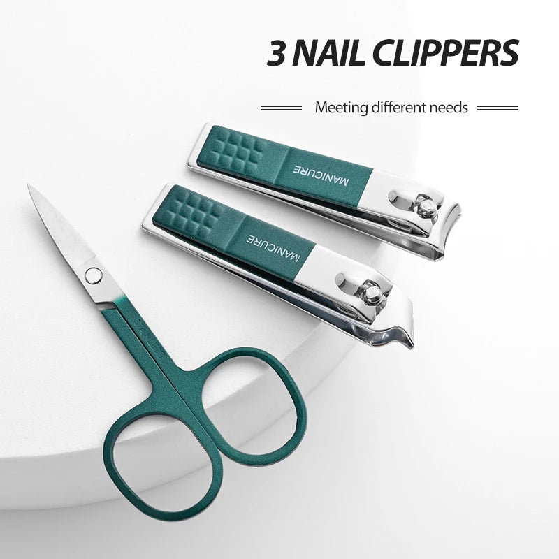 Nail Scissors Set Household High End Mens And Womens Special Nail Clippers Manicure Beauty Tools 6 Piece Portable Household - Acros