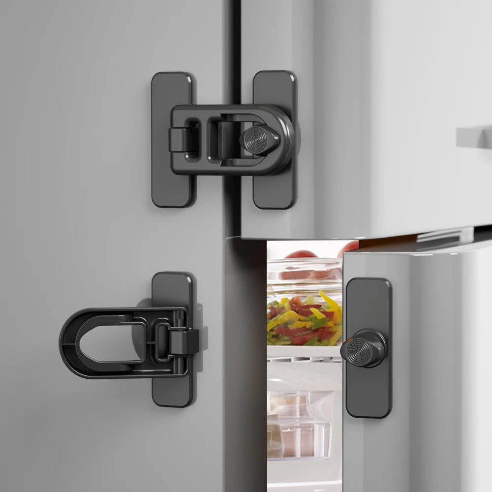 Ansoff fridge child lock and freezer lock for refrigerator doors and oven safety, preventing children from opening appliances.