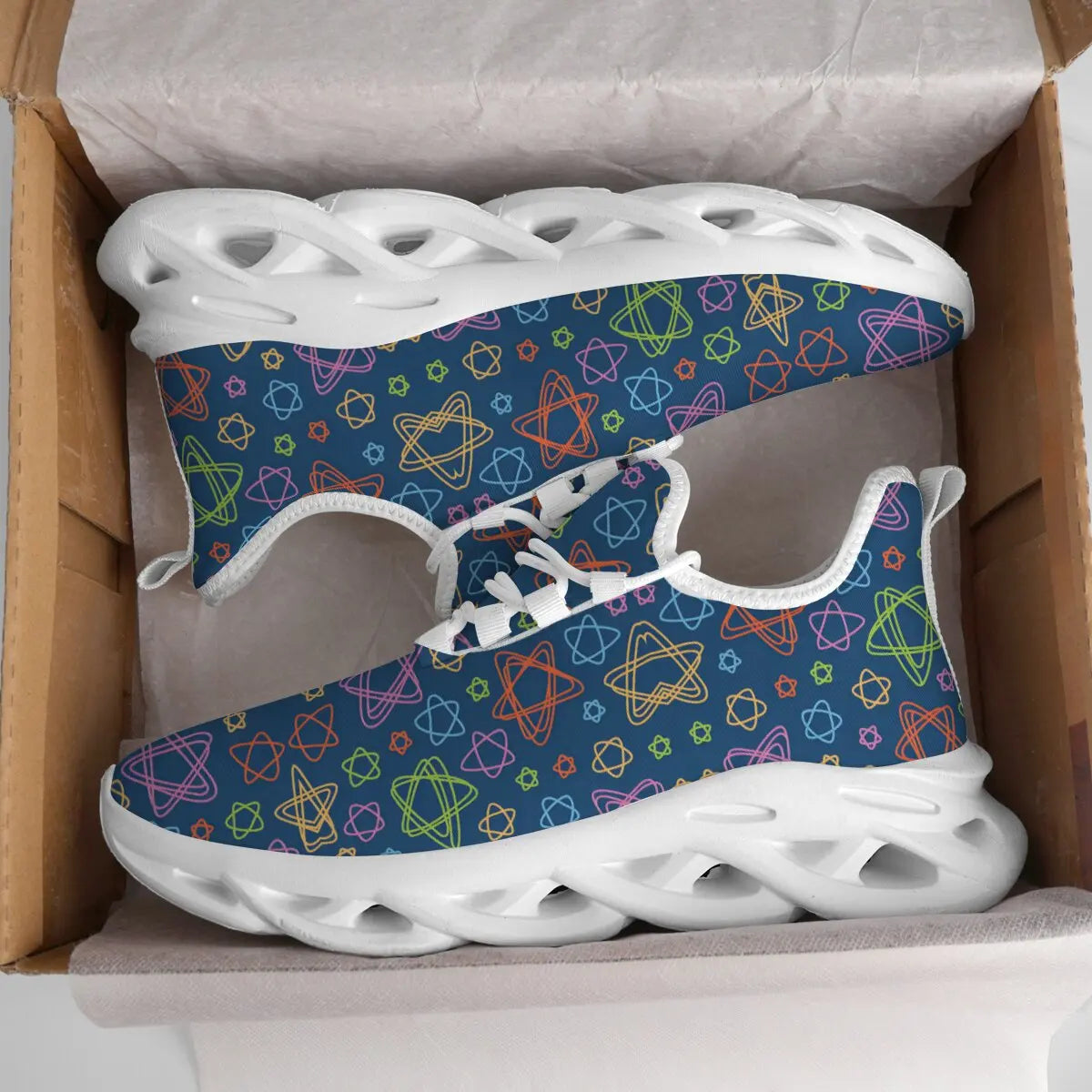 Ansoff men's comfortable platform sneakers with soft soles, lace-up design, ideal for walking, training, gym, and travel.