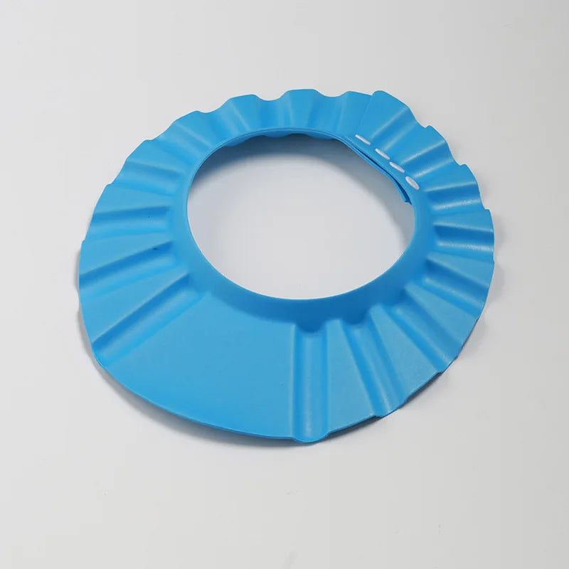 Baby Shower Soft Cap Adjustable Hair Wash Hat for Kids Ear Protection Safe Children Shampoo Bathing Shower Protect Head Cover - Acros