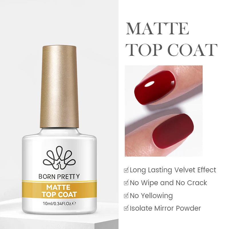 BORN PRETTY Jelly Nude Gel Nail Polish 10ml Light Pink Peach Translucent Color UV Light Cure Gel Varnish Nail Art DIY at Home - Acros