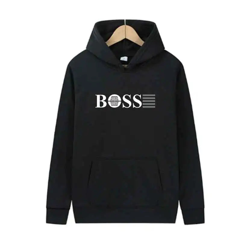 Hooded sweatshirt for outdoor sports and jogging Fashionable hooded tops men's casual street clothing Unisex clothing for spring - Acros