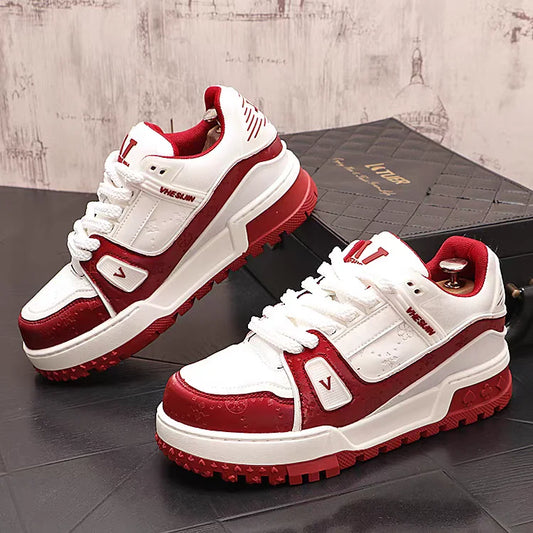 Designer Wedding Party Shoes Autumn Fashion Casual Sneakers Round Toe Thick Bottom Walking Office Leisure Loafers - Acros