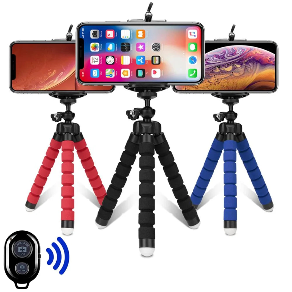 Tripods Tripod For Phone Mobile Camera Holder Clip Smartphone Monopod Tripe Stand Octopus Mini Tripod Stativ For Phone - Acros