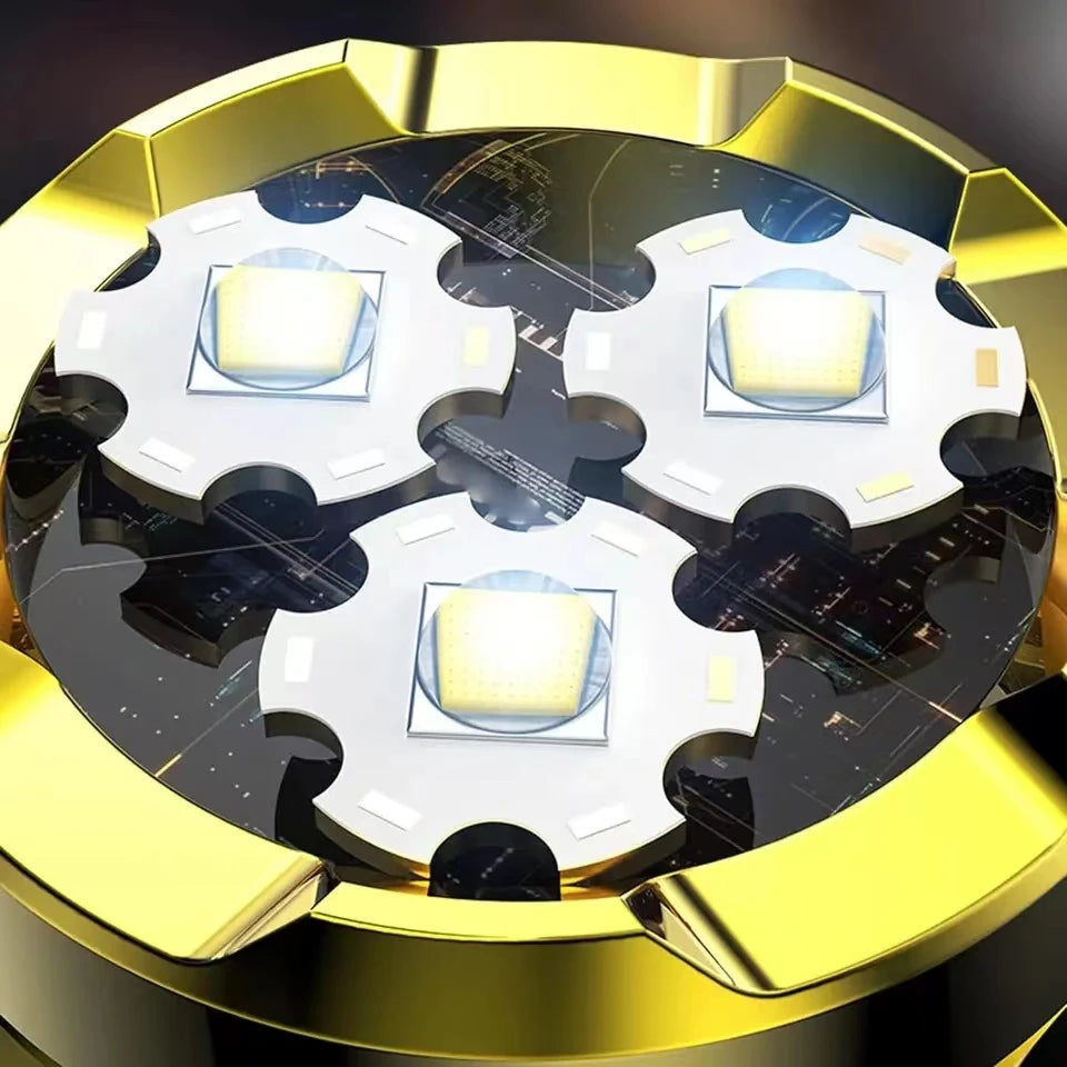 LED Strong Light Flashlight Rechargeable Multi functional for Long Range Portable Outdoor Home Mini Flashlight Cap Clip Light - Acros