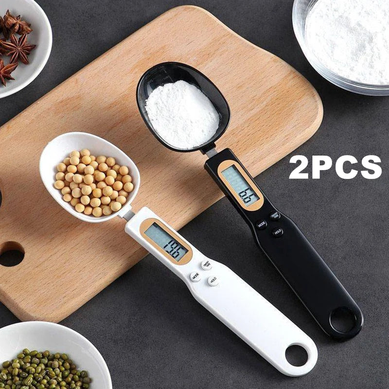 Mini Spoon Scale Digital Kitchen Scale Electronic LCD Food Scale 0.1-500g Cooking Flour Milk Coffee Powder Weight Measure Spoon - Acros
