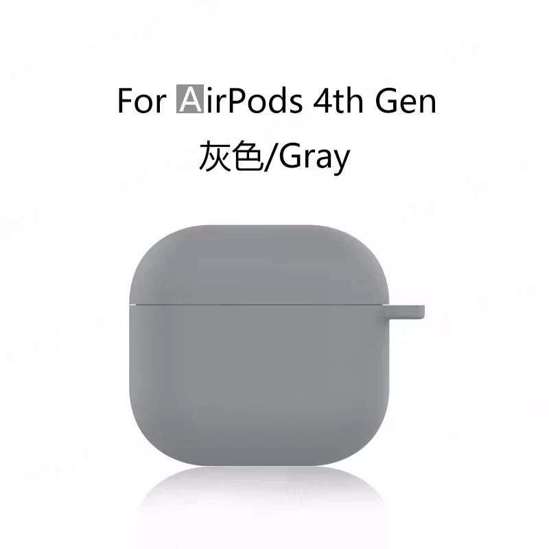For AirPods 4th Accessories Case 2026 Soft Silicone Shockproof Protective Case For AirPod 4 with Active Noise Cancellation Cover - Acros
