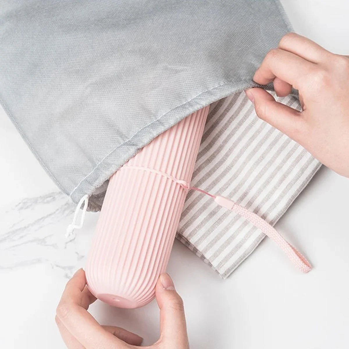 Portable Toothpaste Toothbrush Protect Holder Case Travel Camping Storage Box Protect Toothbrush Toothpaste from Dirt and Damage - Acros