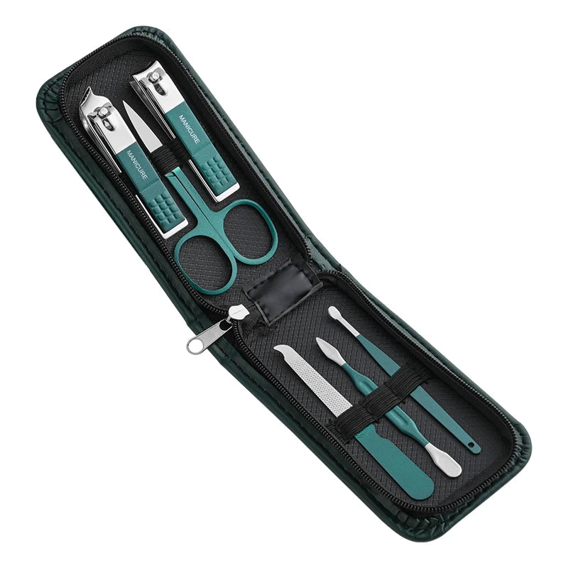 Nail Scissors Set Household High End Mens And Womens Special Nail Clippers Manicure Beauty Tools 6 Piece Portable Household - Acros